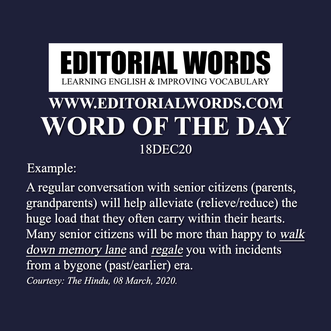 Word of the Day (regale)-18DEC20