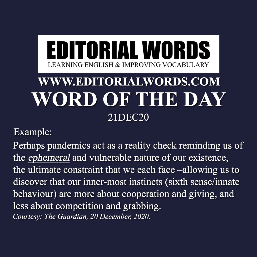 Word of the Day (ephemeral)-21DEC20