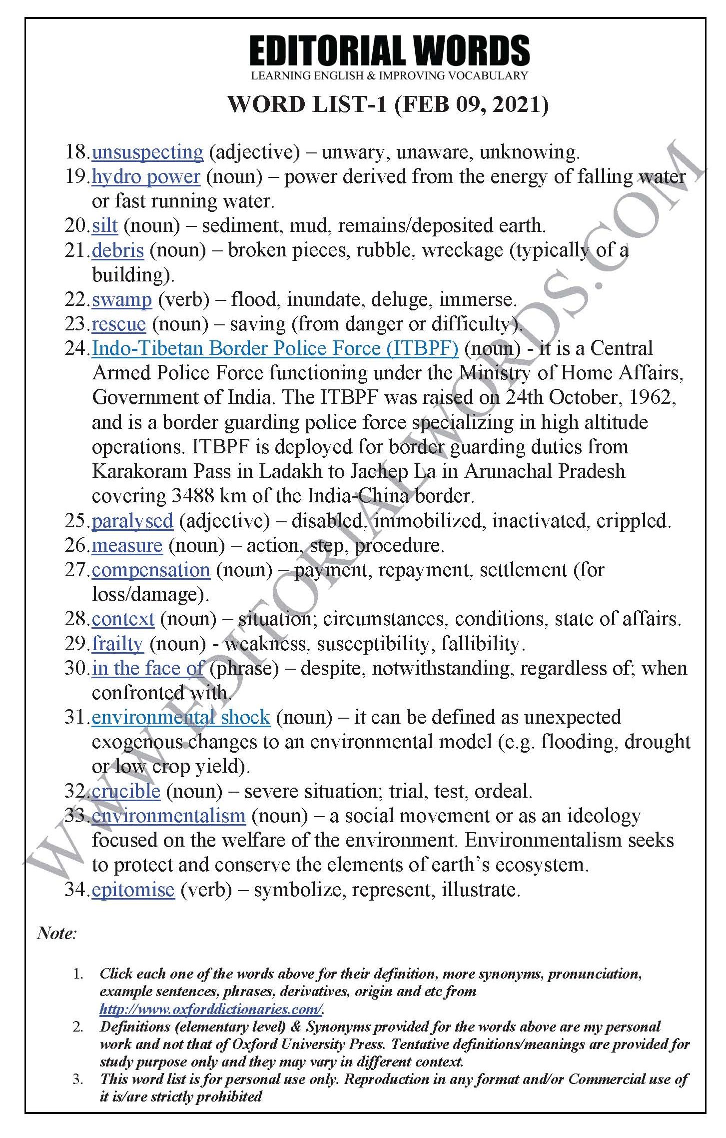 The Hindu Editorial (Troubled mountains) – Feb 09, 2021