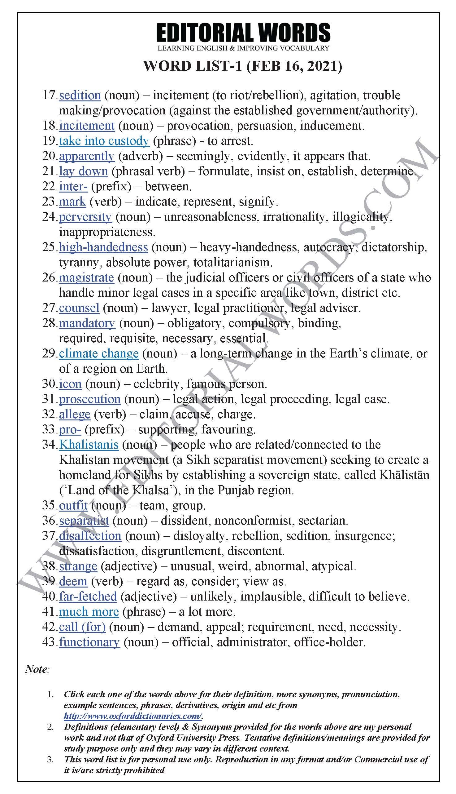 The Hindu Editorial (Tolerance deficit) – Feb 16, 2021