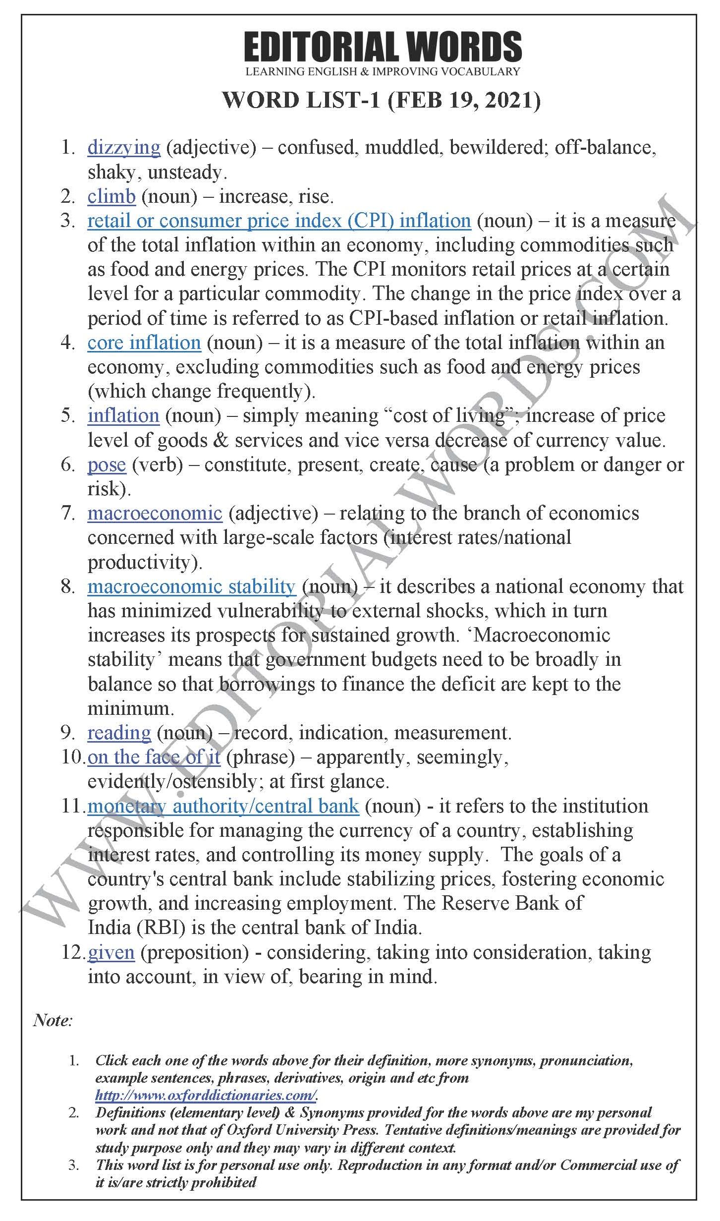 The Hindu Editorial (Dizzying climb) – Feb 19, 2021