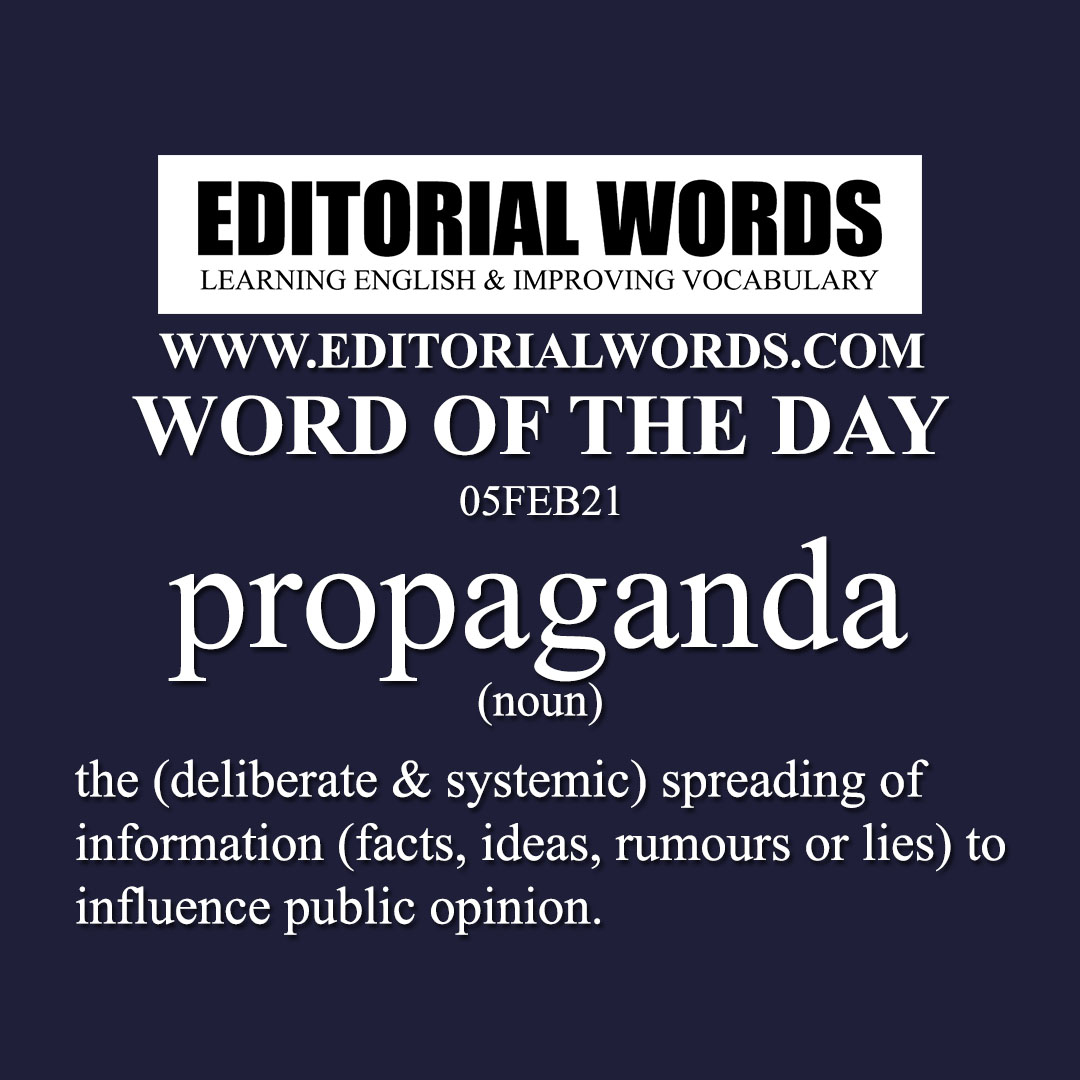 Word of the Day (propaganda)-05FEB21