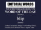 Word of the Day (blip)-20JAN22