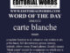 Word of the Day (carte blanche)-20MAY22