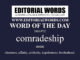 Word of the Day (comradeship)-24SEP22