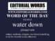 Word of the Day (water down)-03JAN23