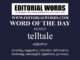 Word of the Day (telltale)-06JAN23