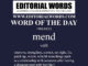 Word of the Day (mend)-19MAR23