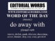 Word of the Day (do away with)-29MAR23