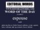 Word of the Day (espouse)-01APR23