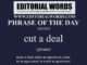 Phrase of the Day (cut a deal)-18JUN23