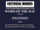 Word of the Day (excesses)-18JUN23