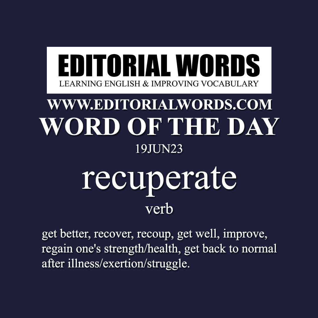 Wear and tear - May 11, 2019 Word Of The Day