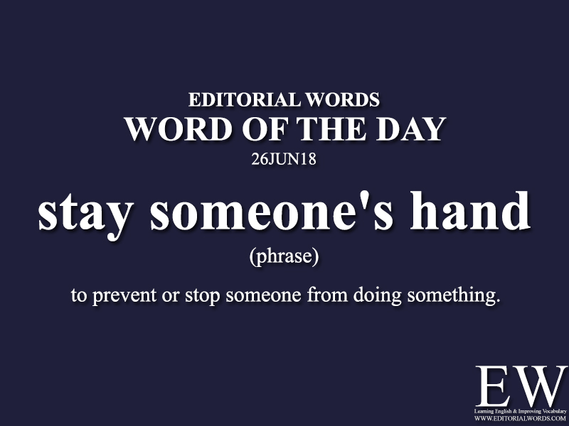 Word of the Day26JUN18  Editorial Words