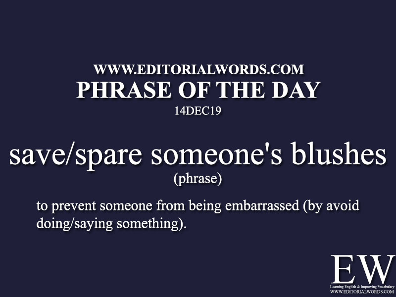 Phrase of the Day-14DEC19-Editorial Words