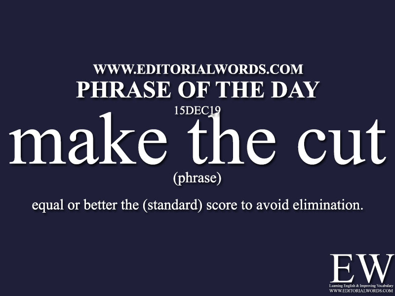 Phrase of the Day-15DEC19-Editorial Words