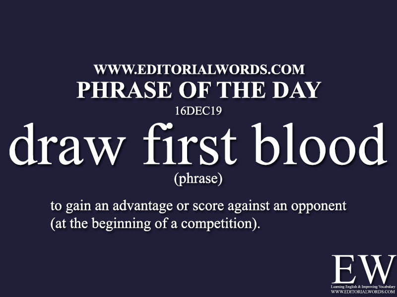 Phrase of the Day-16DEC19-Editorial Words