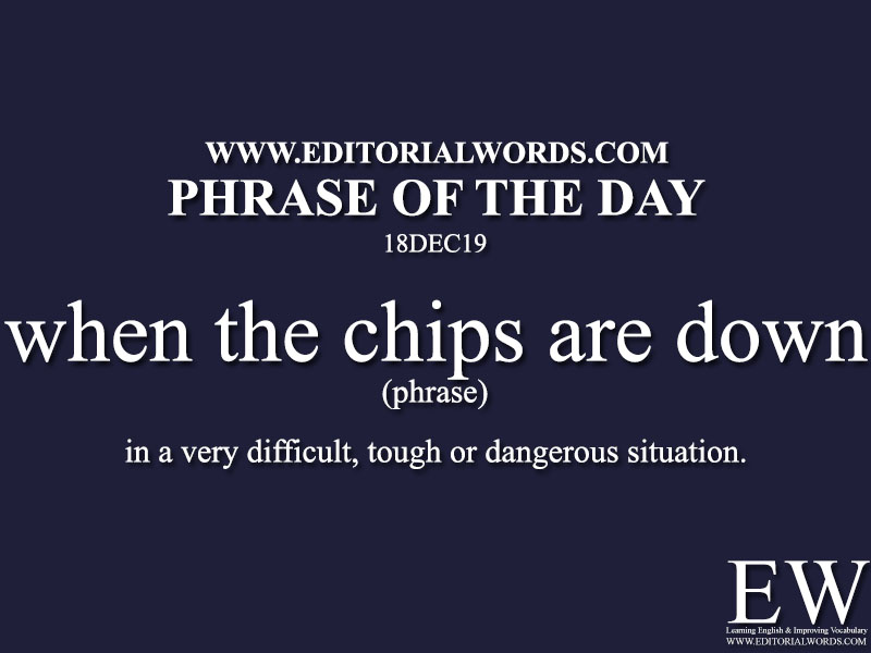 Phrase of the Day-18DEC19-Editorial Words