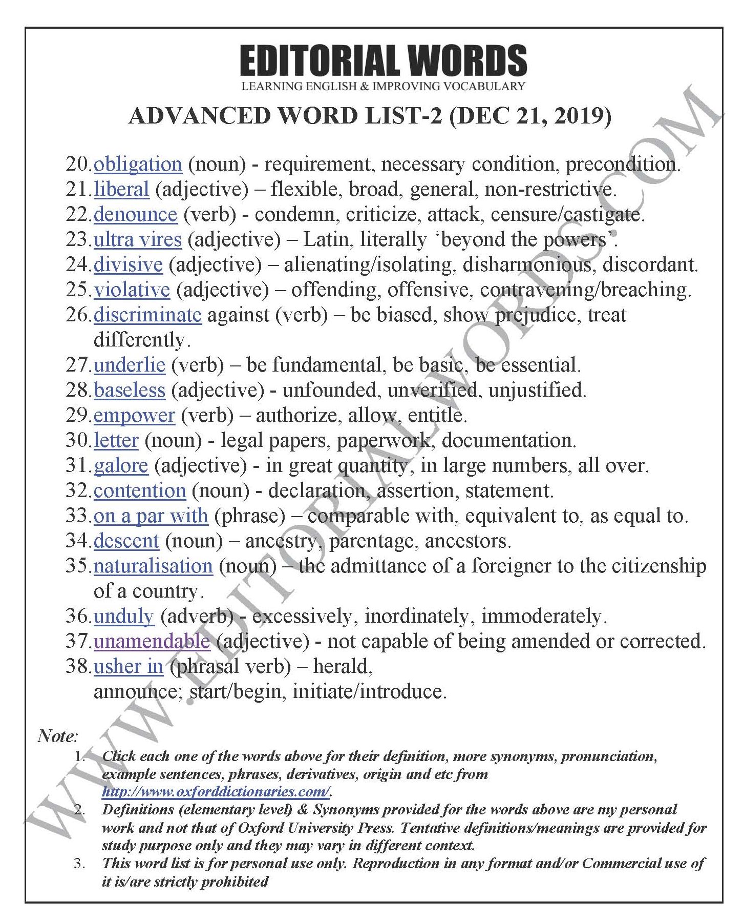 The Hindu Opinion Article (A premature denouncement of the Citizenship Act) - Dec 21, 2019