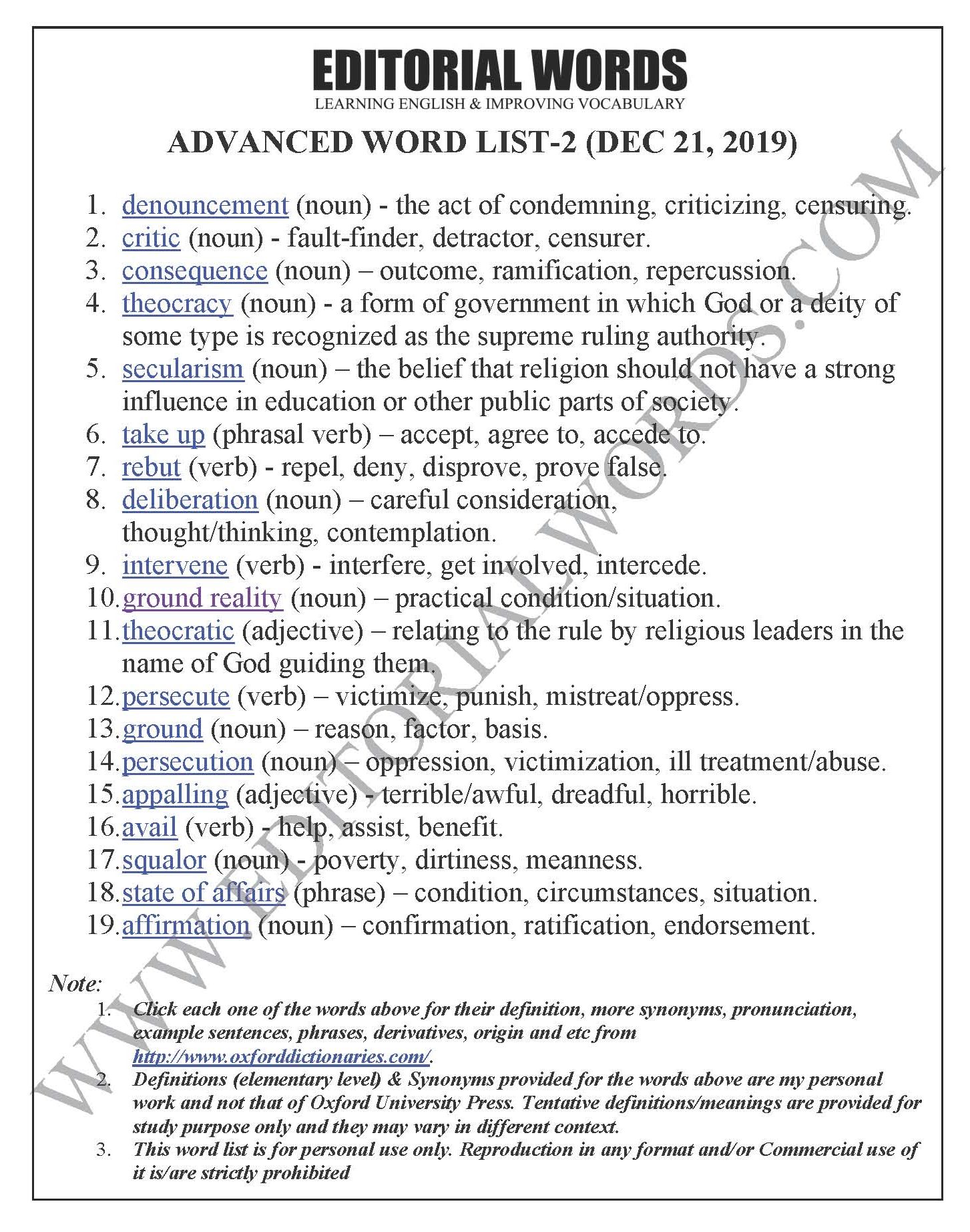 The Hindu Opinion Article (A premature denouncement of the Citizenship Act) - Dec 21, 2019