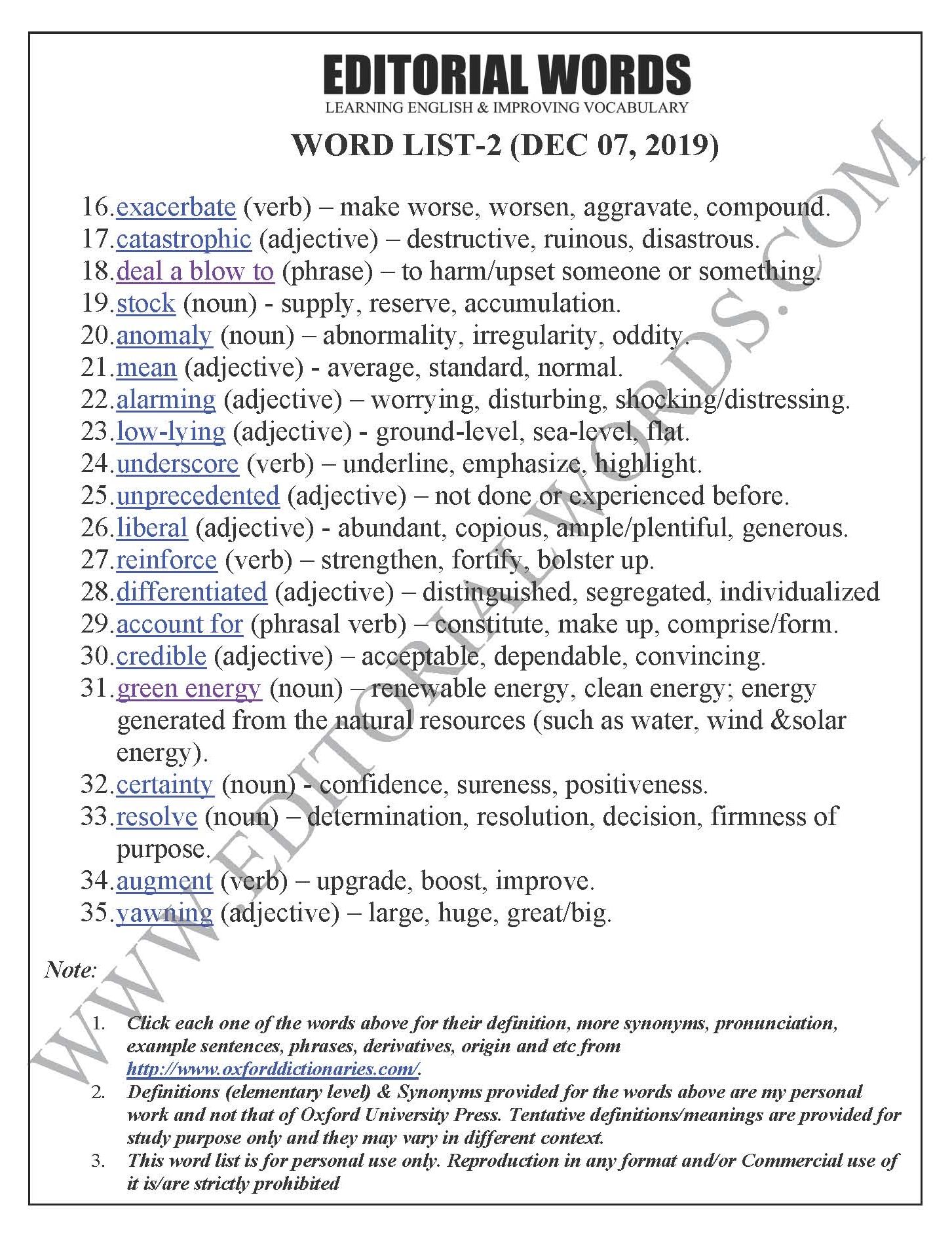 The Hindu Editorial (Climate warnings) - Dec 07, 2019