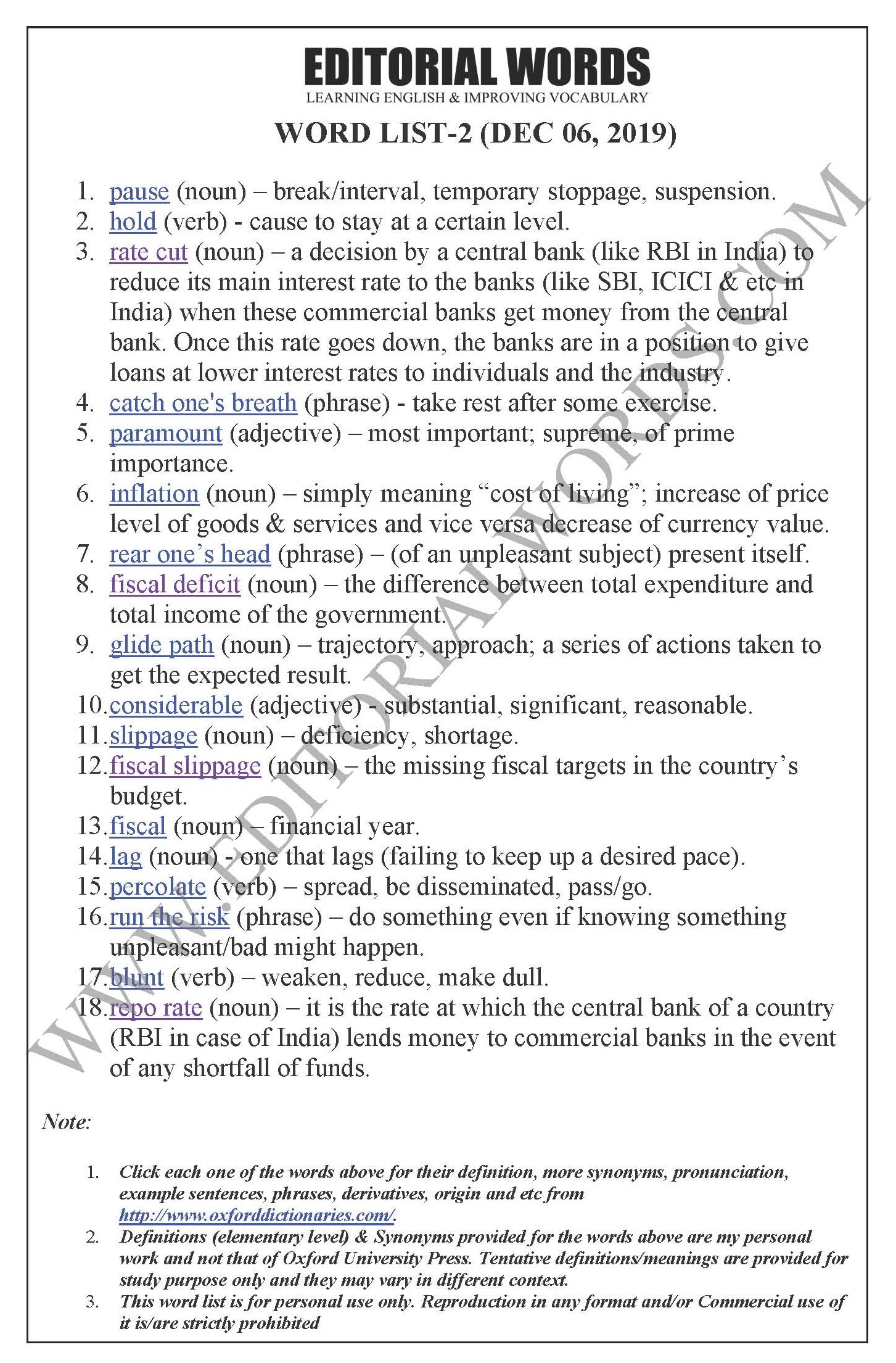 The Hindu Editorial (A strategic pause) - Dec 06, 2019