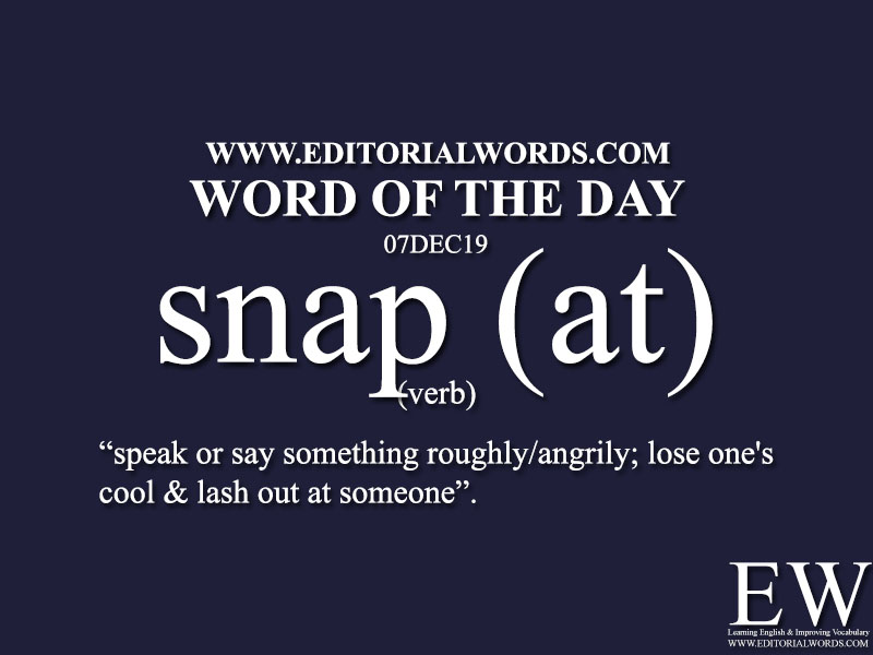 Word of the Day-07DEC19-Editorial Words