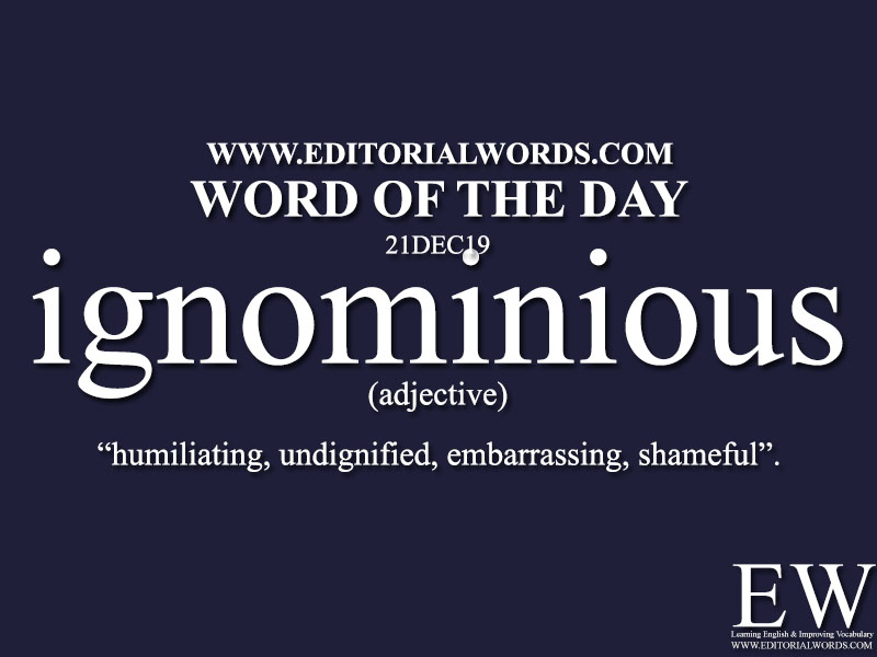 Word of the Day-21DEC19-Editorial Words