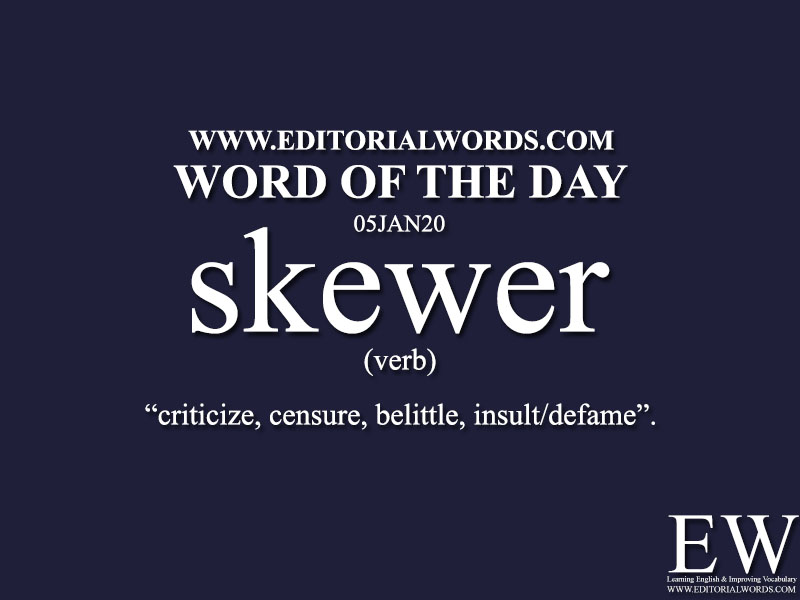 Word of the Day-05JAN20-Editorial Words