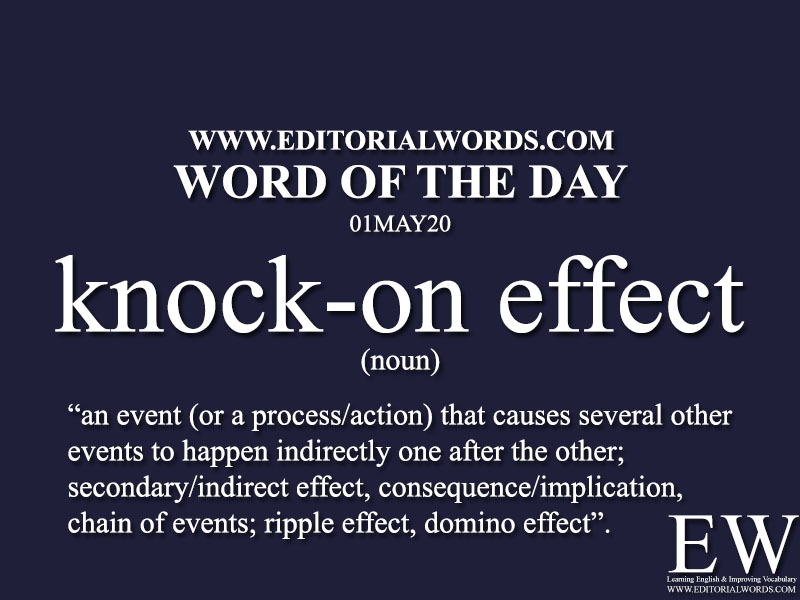 what does knock-on effect mean