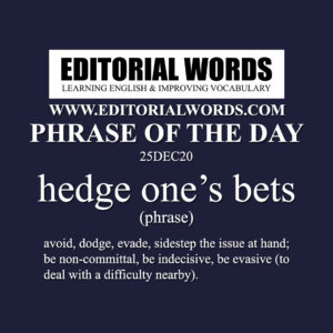 hedge bets meaning