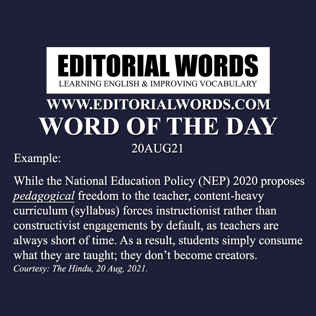 Word of the Day (pedagogical)-20AUG21