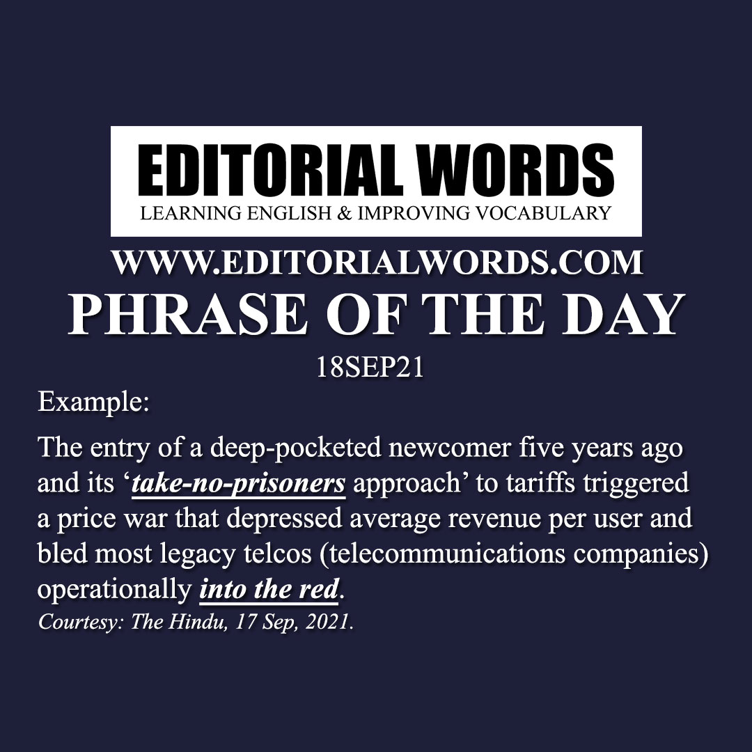 Phrase of the Day (in the red)-18SEP21