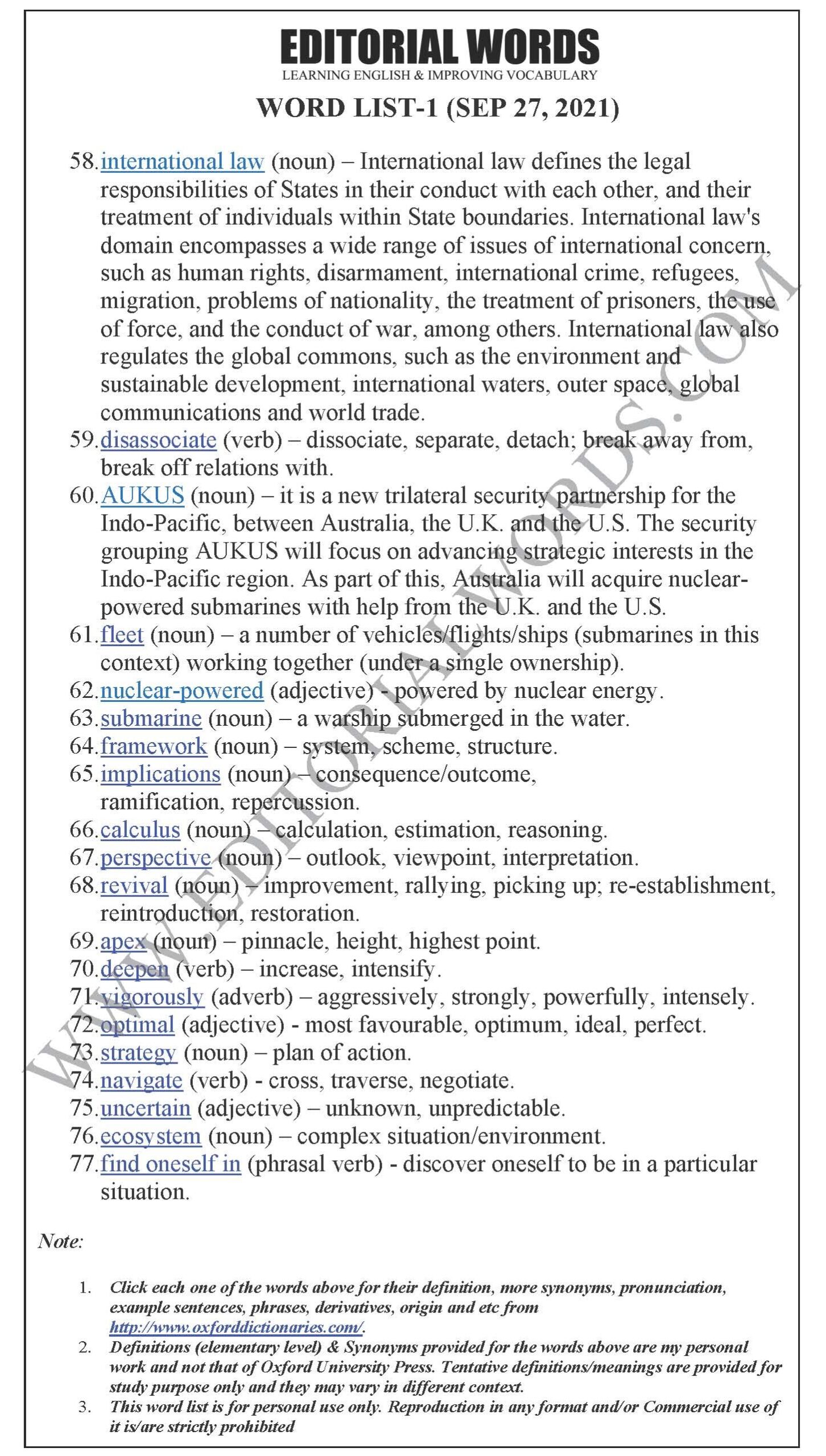 The Hindu Editorial (Back in the game) – Sep 27, 2021