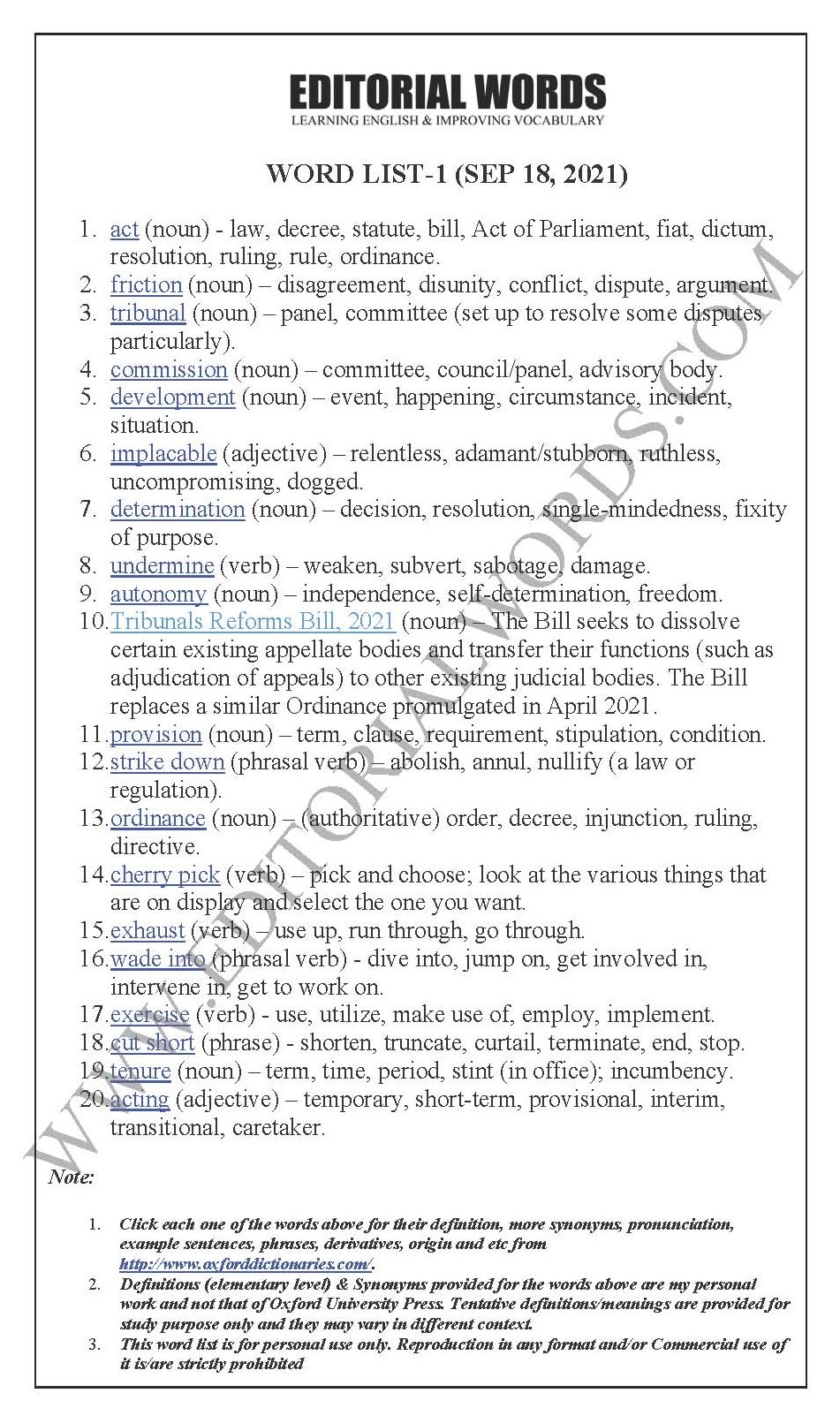 The Hindu Editorial (Act and friction) – Sep 18, 2021