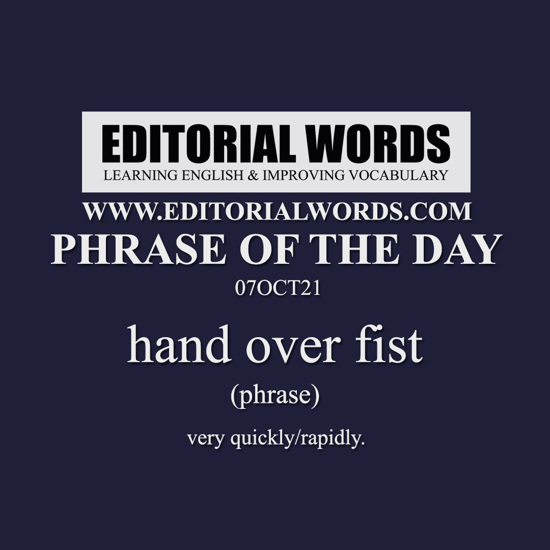 hand-over-fist-definition