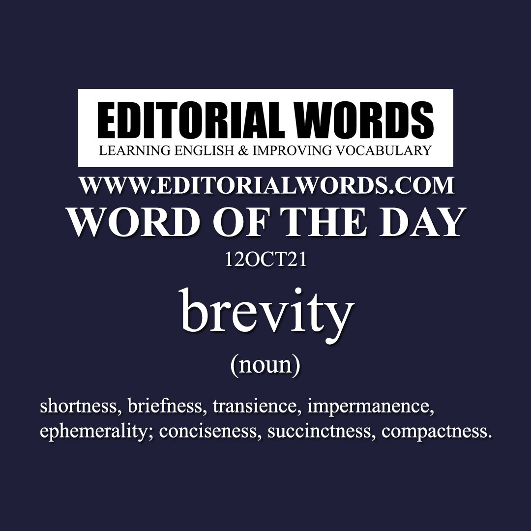 Word of the Day (brevity)-12OCT21