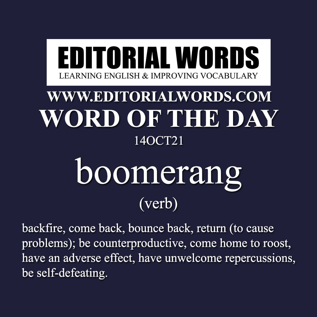 Word of the Day (boomerang)-14OCT21