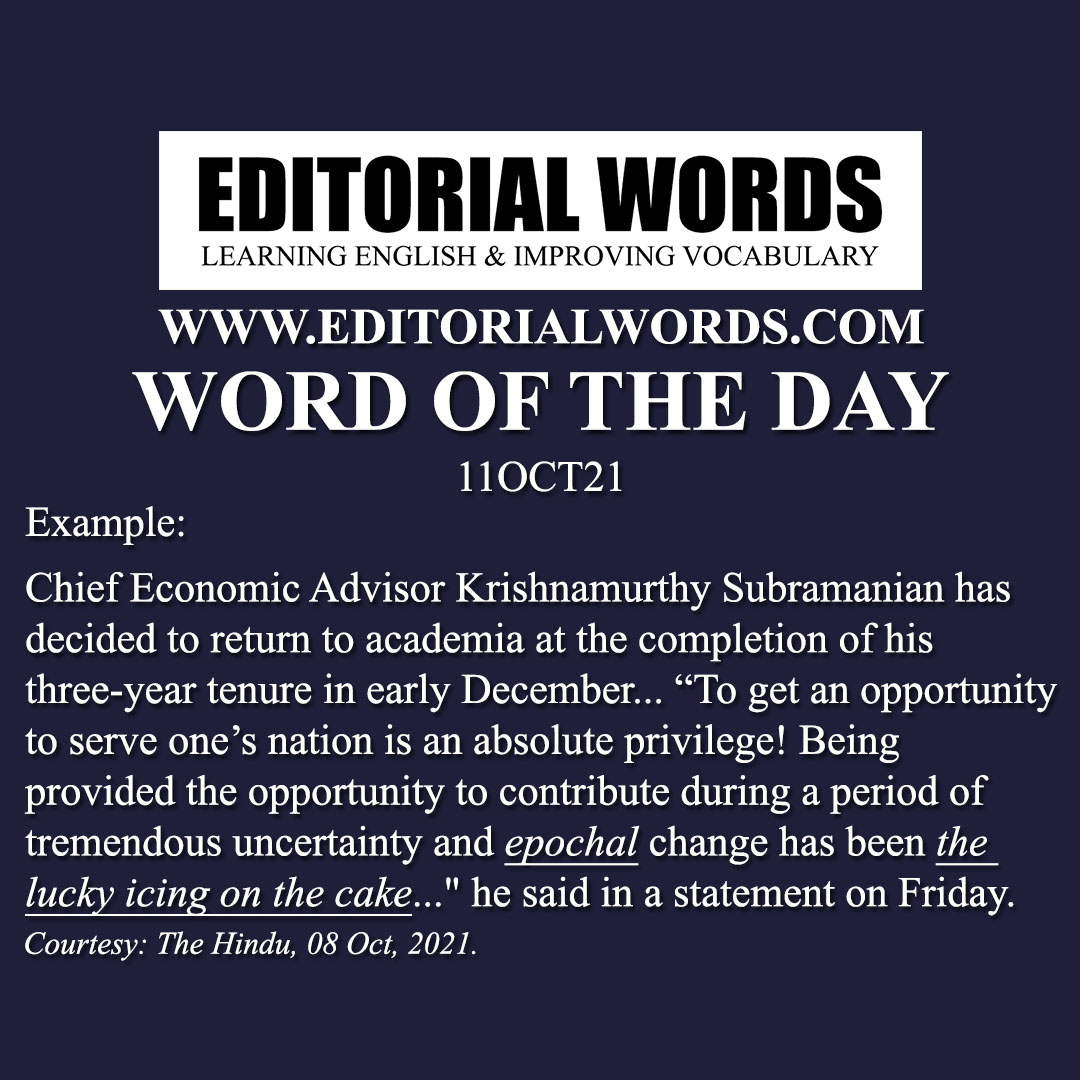 Word of the Day (epochal)-11OCT21