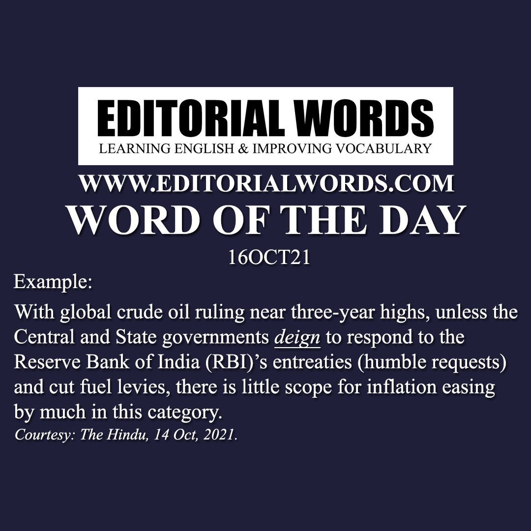 Word of the Day (deign)-16OCT21