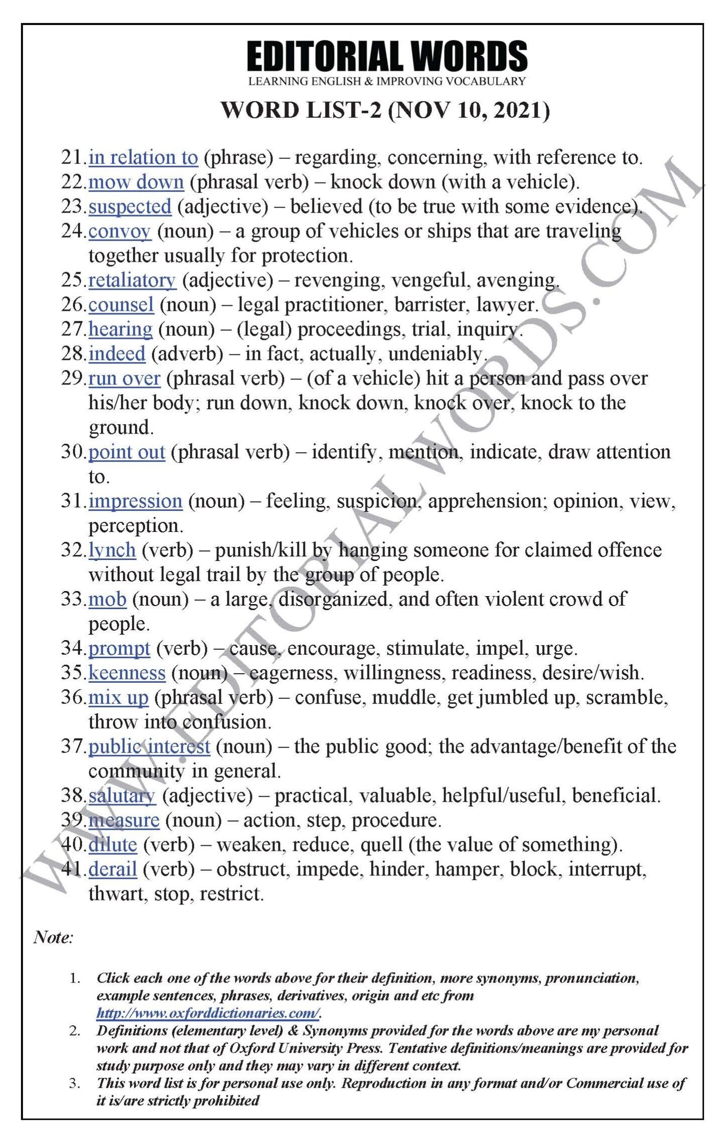 The Hindu Editorial (Overlapping interests) – Nov 10, 2021