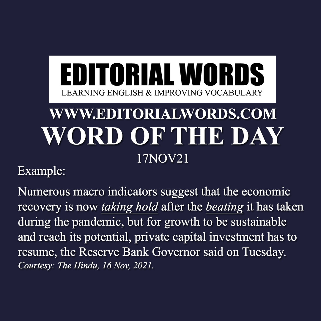 Word of the Day (beating)-17NOV21