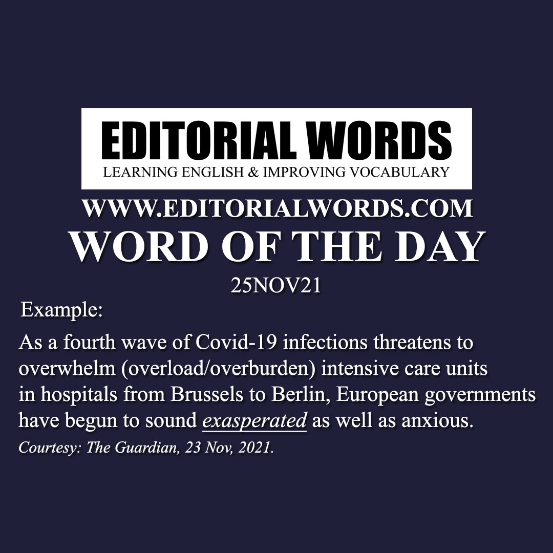 Word of the Day (exasperated)-25NOV21