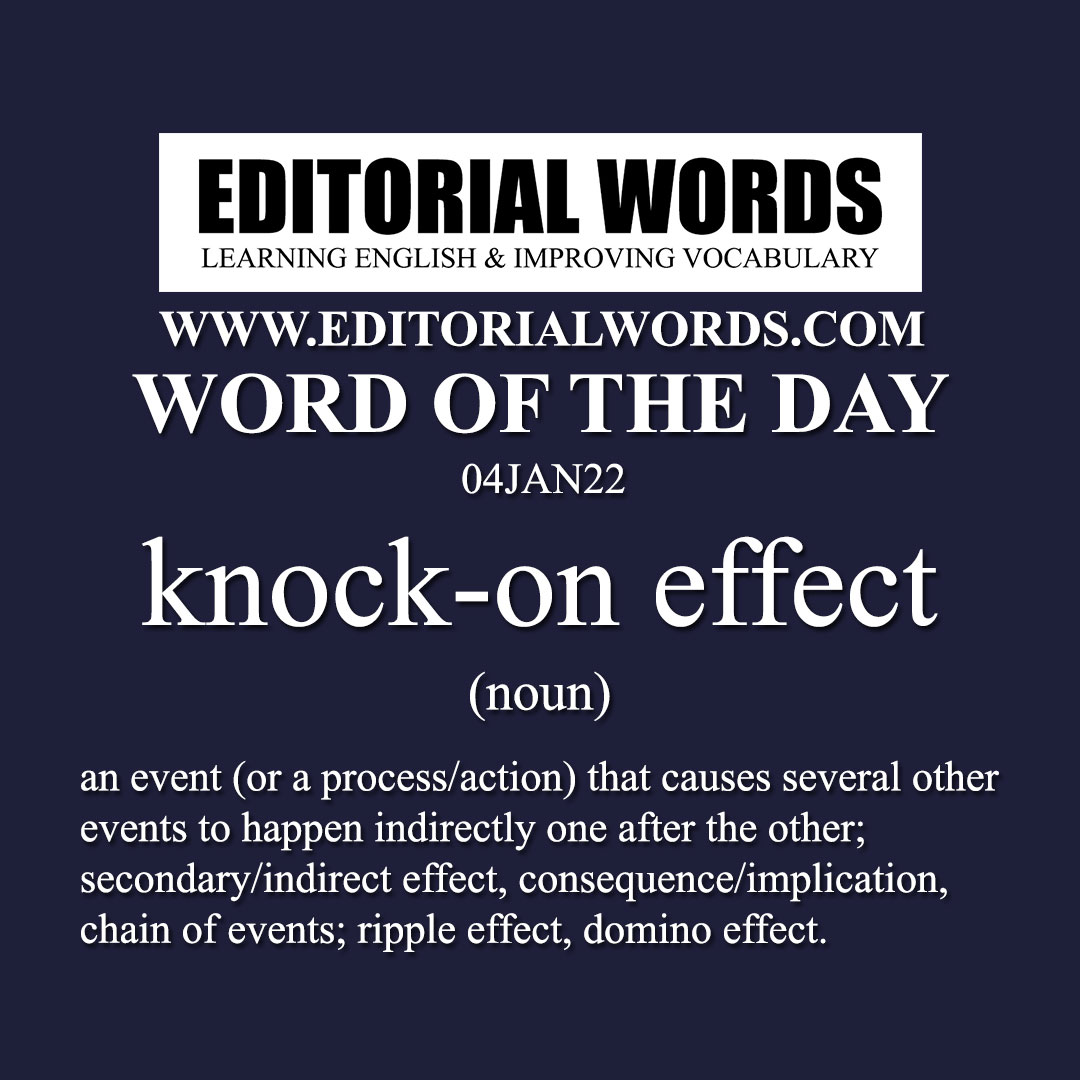 Word of the Day (knock-on effect)-04JAN22