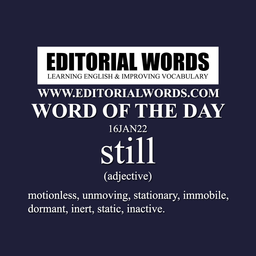 Word of the Day (still)-16JAN22