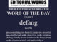 Word of the Day (defang)-22JAN22