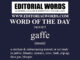 Word of the Day (gaffe)-24JAN22