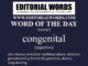 Word of the Day (congenital)-29JAN22