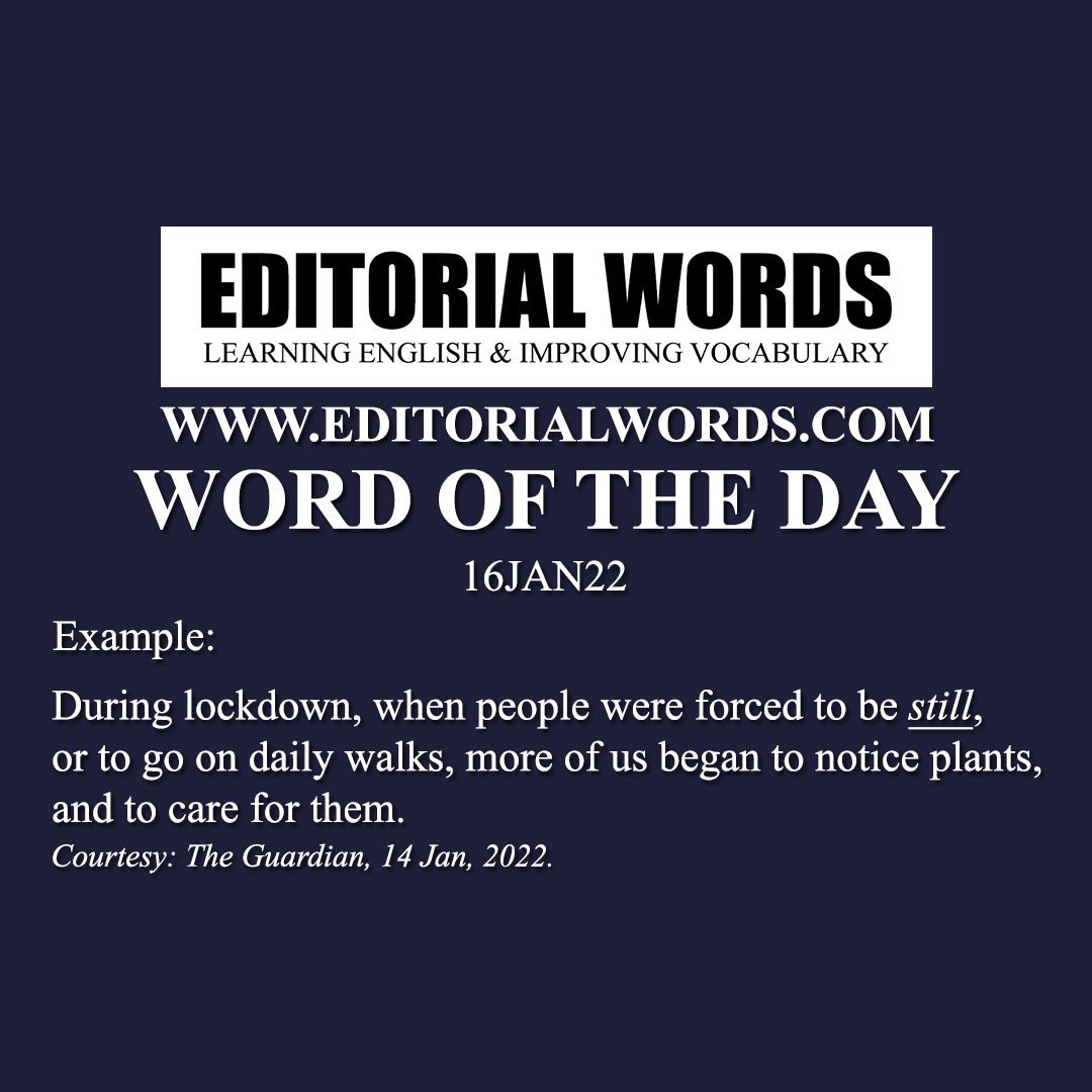 Word of the Day (still)-16JAN22