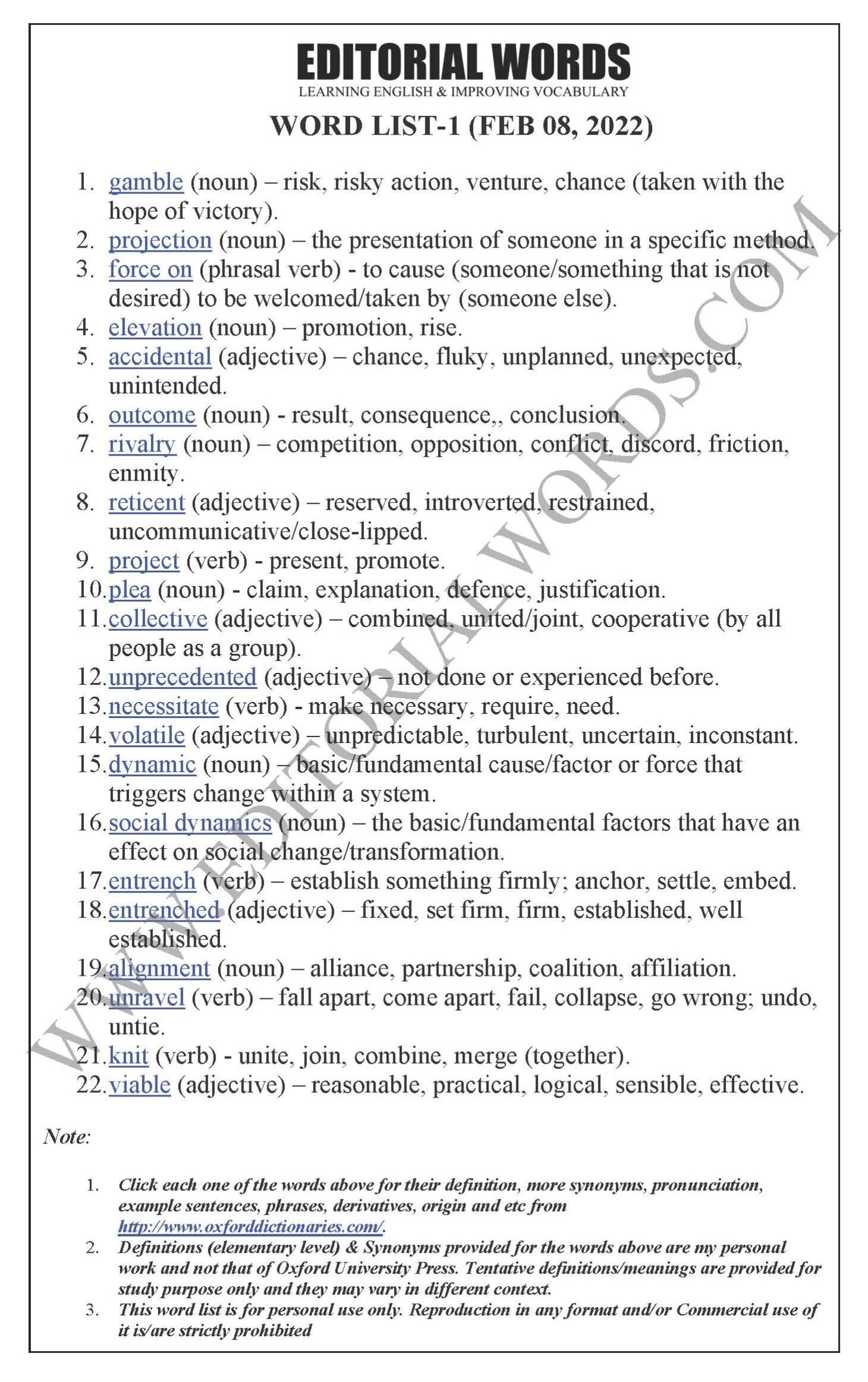 The Hindu Editorial (Bold gamble) – Feb 08, 2022